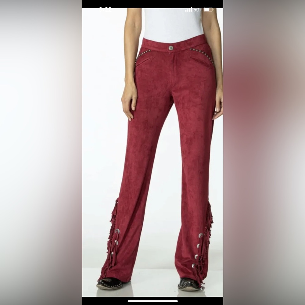 Double D Ranch Blaze Signs pants western style bootcut Sz 8 new with tags $425